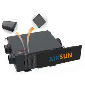 Máy cấp khí tươi thu hồi nhiệt AIRSUN AS ERV 250