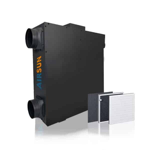 Hệ thống cấp gió tươi AirSun AS ERV ESD 500