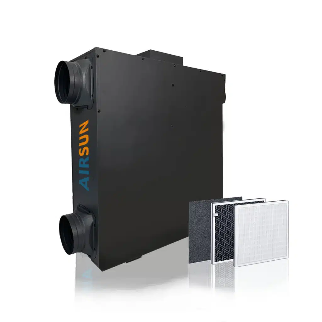 Máy Cấp Khí Tươi AIRSUN ERV ESD 500 1 Máy cấp khí tươi AirSun AS ERV ESD 500