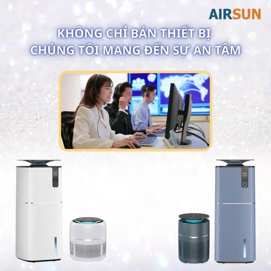 Các sản phẩm máy lọc không khí của airsun