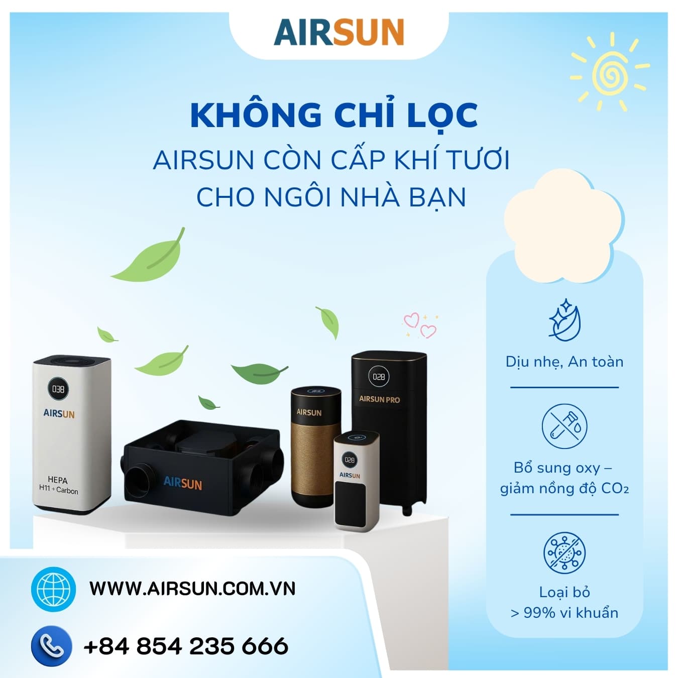 Máy cấp khí tươi airsun