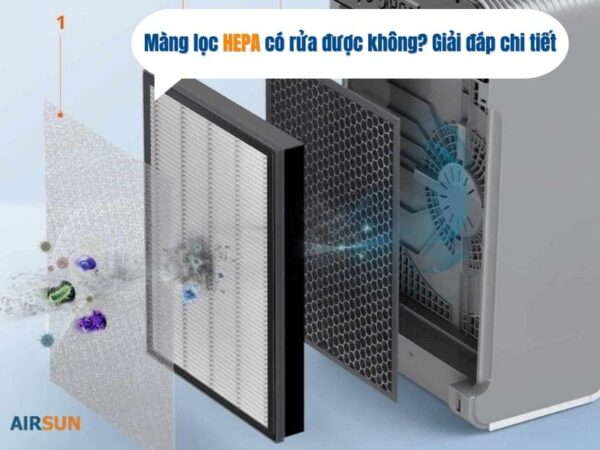 Màng lọc hepa có rửa được không?