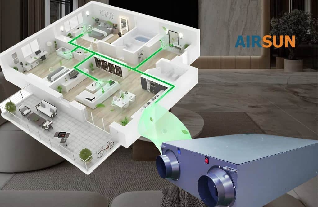 Thi công thông gió biệt thự