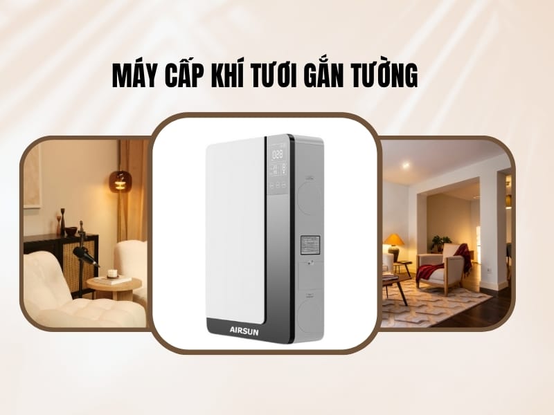 Máy cấp khí tươi gắn tường Máy cấp khí tươi gắn tường